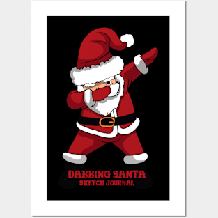 dabbing santaclaus Posters and Art